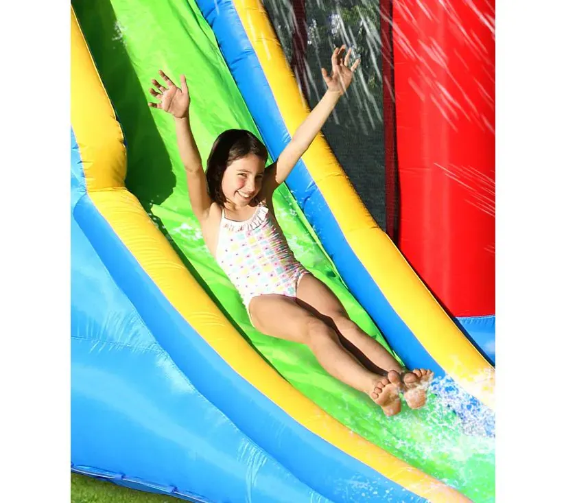 happy hop vodeni tobogan water fun s bazenom - slika 9
