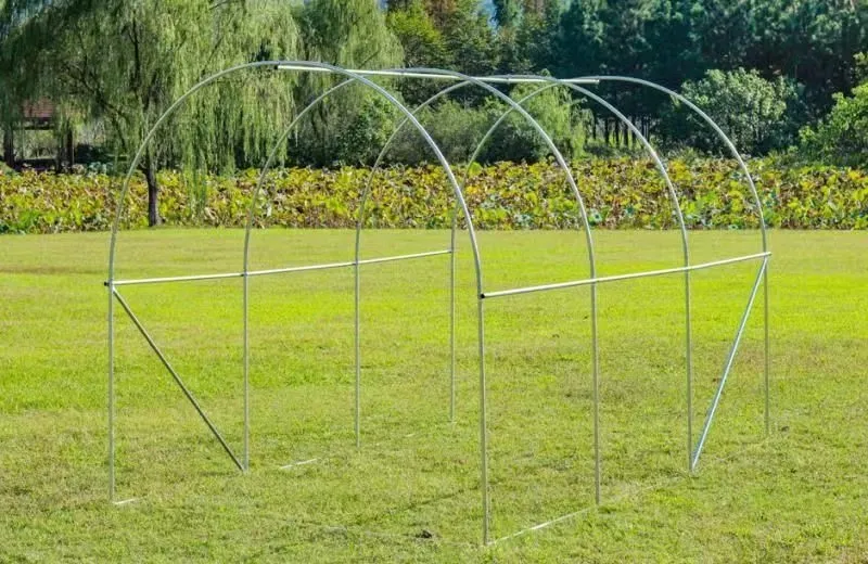 vrtni tunelski staklenik 3 × 2 × 2 m, 6 m², s metalnom konstrukcijom i uv-otpornom folijom - slika 4