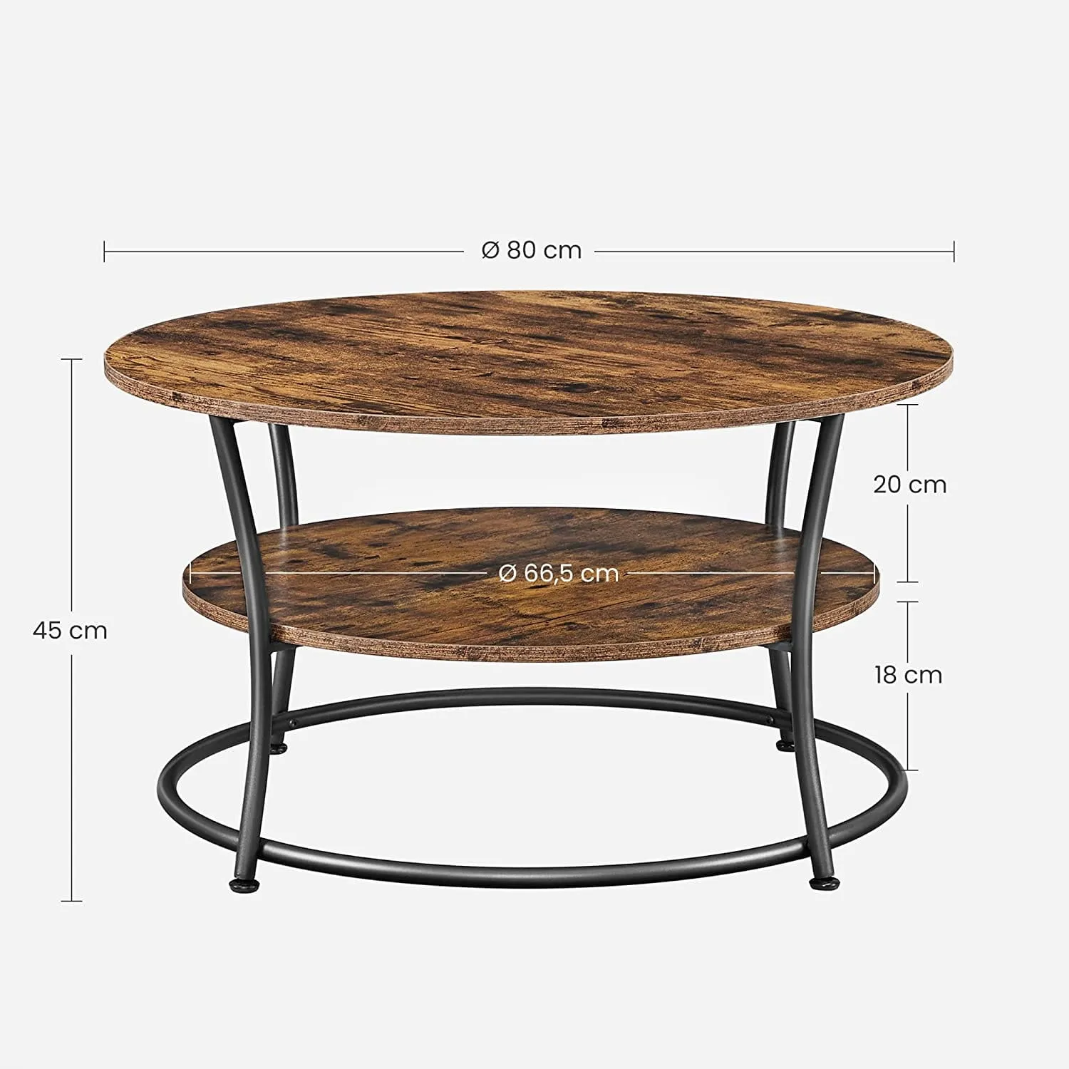 stol 80 x 80 x 45 cm- lct80bx - slika 5