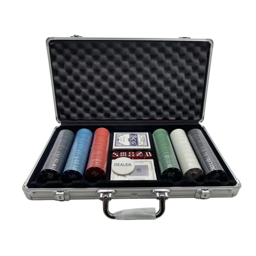 profesionalni poker set – aluminijsko kućište, 500 dijelova - slika 4