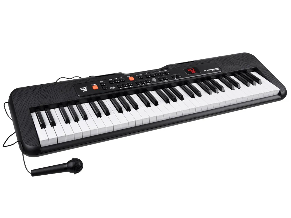 veliki multifunkcionalni sintisajzer s mikrofonom s850 - slika 5