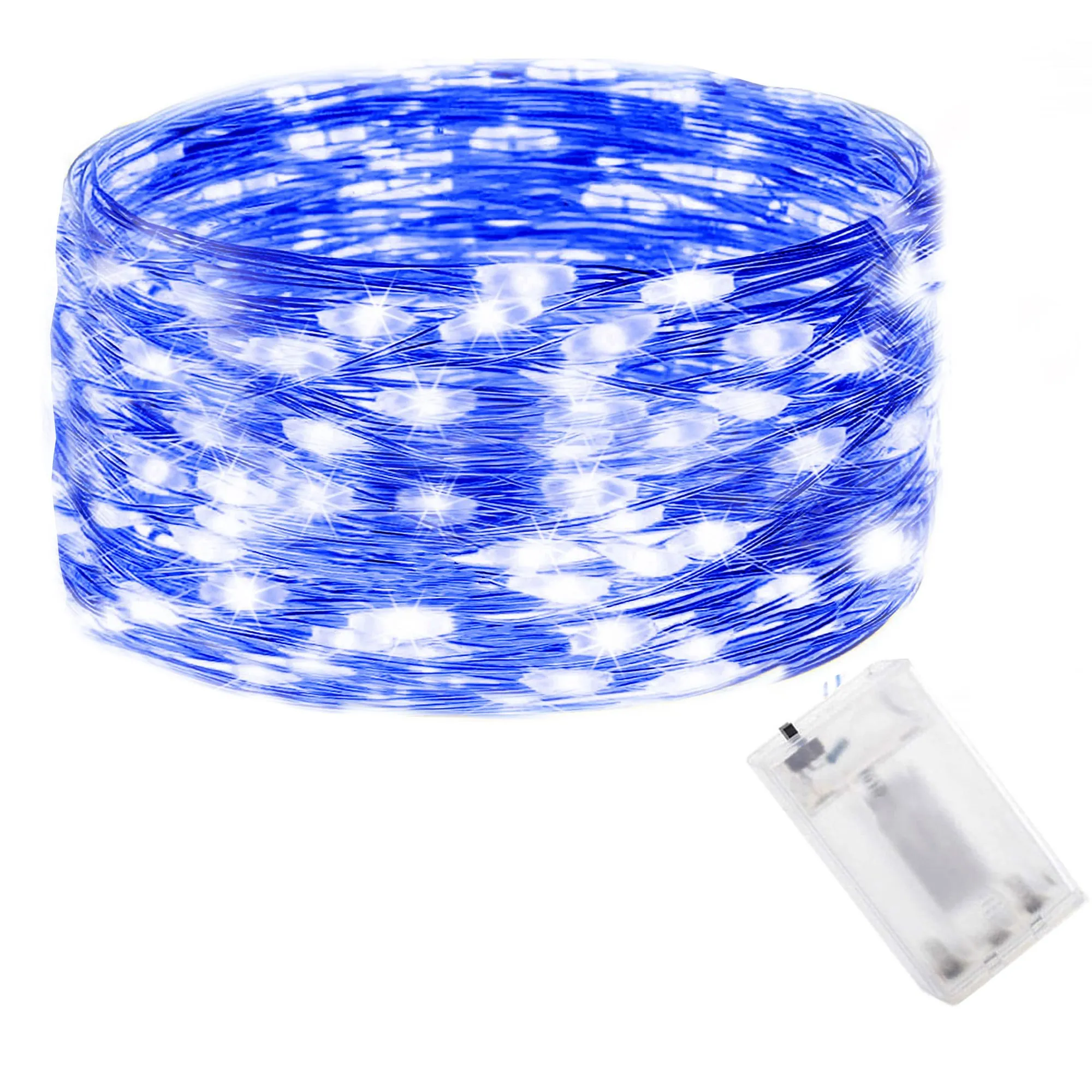 led lampice na baterije, 50 led dioda - slika 10