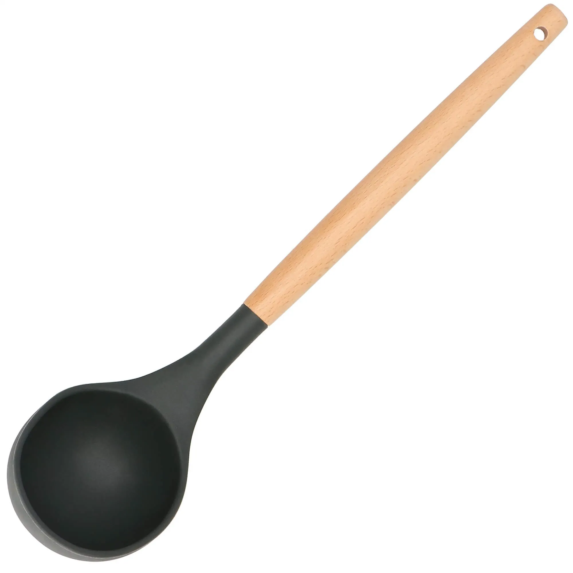 kuhinjski set, 11 kom. crni - slika 10