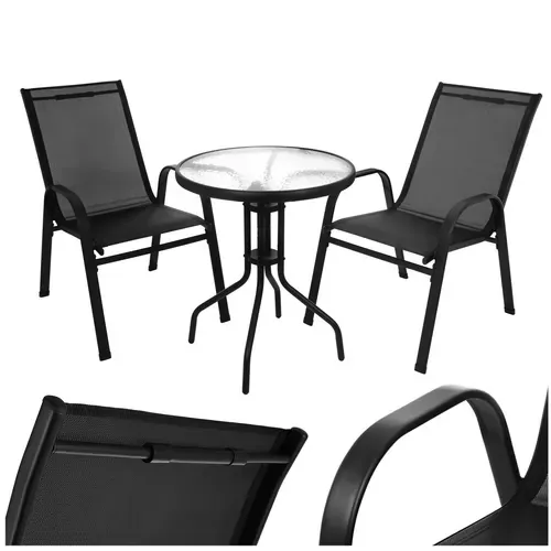 gardlov set balkonskog namještaja - stol + 2 gardlov stolice - slika 5