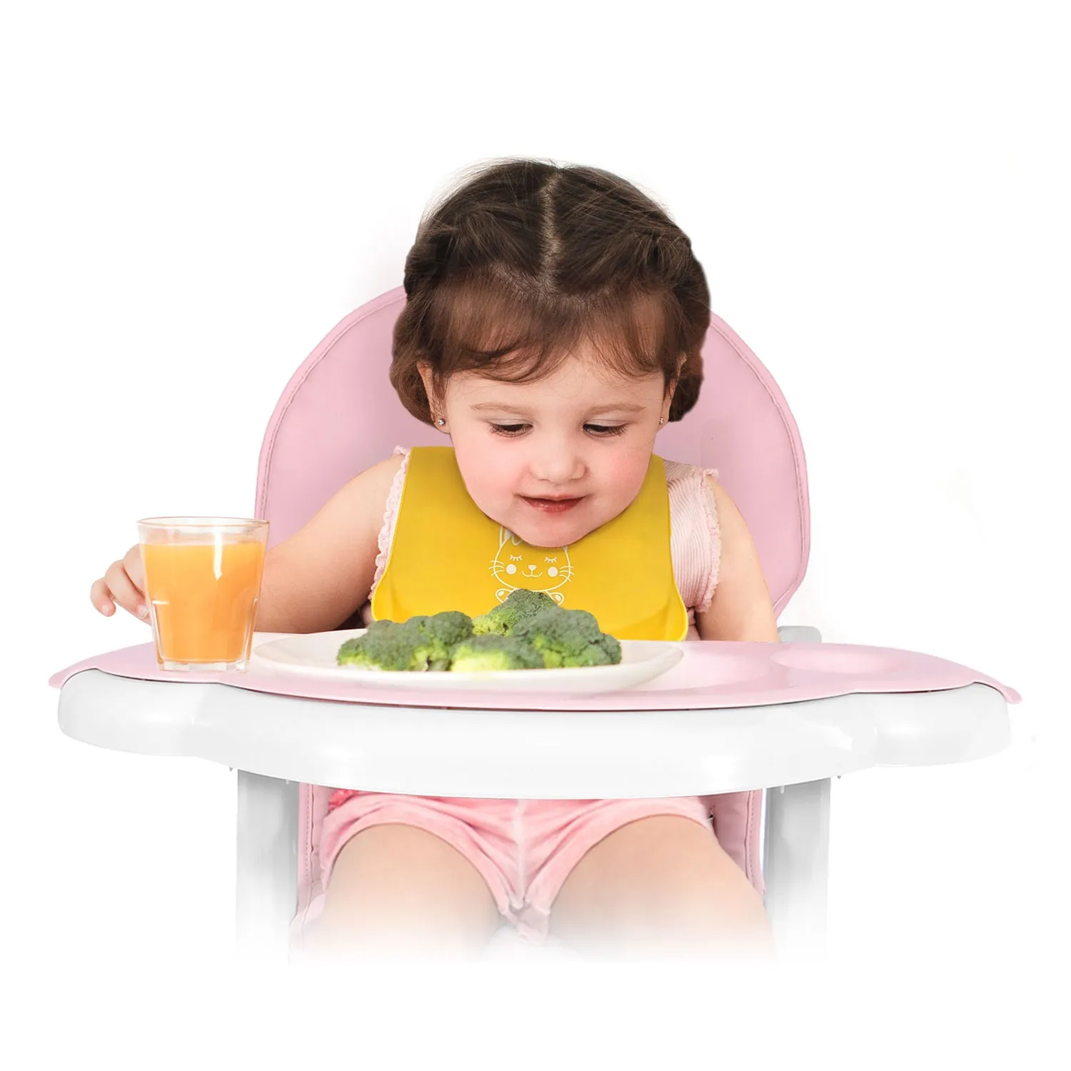 poslužavnik za visoku stolicu sinco ricokids - roza - slika 7