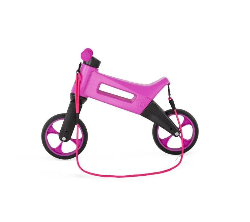 funny wheels tricikl super sport 2u1 neon roza - slika 5