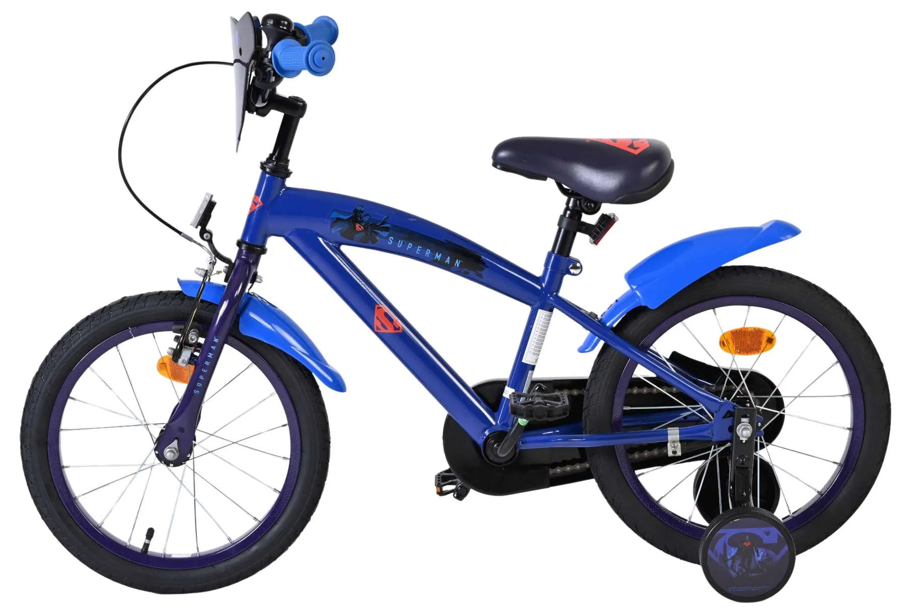 volare dječji bicikl superman 16″ plave boje - slika 8