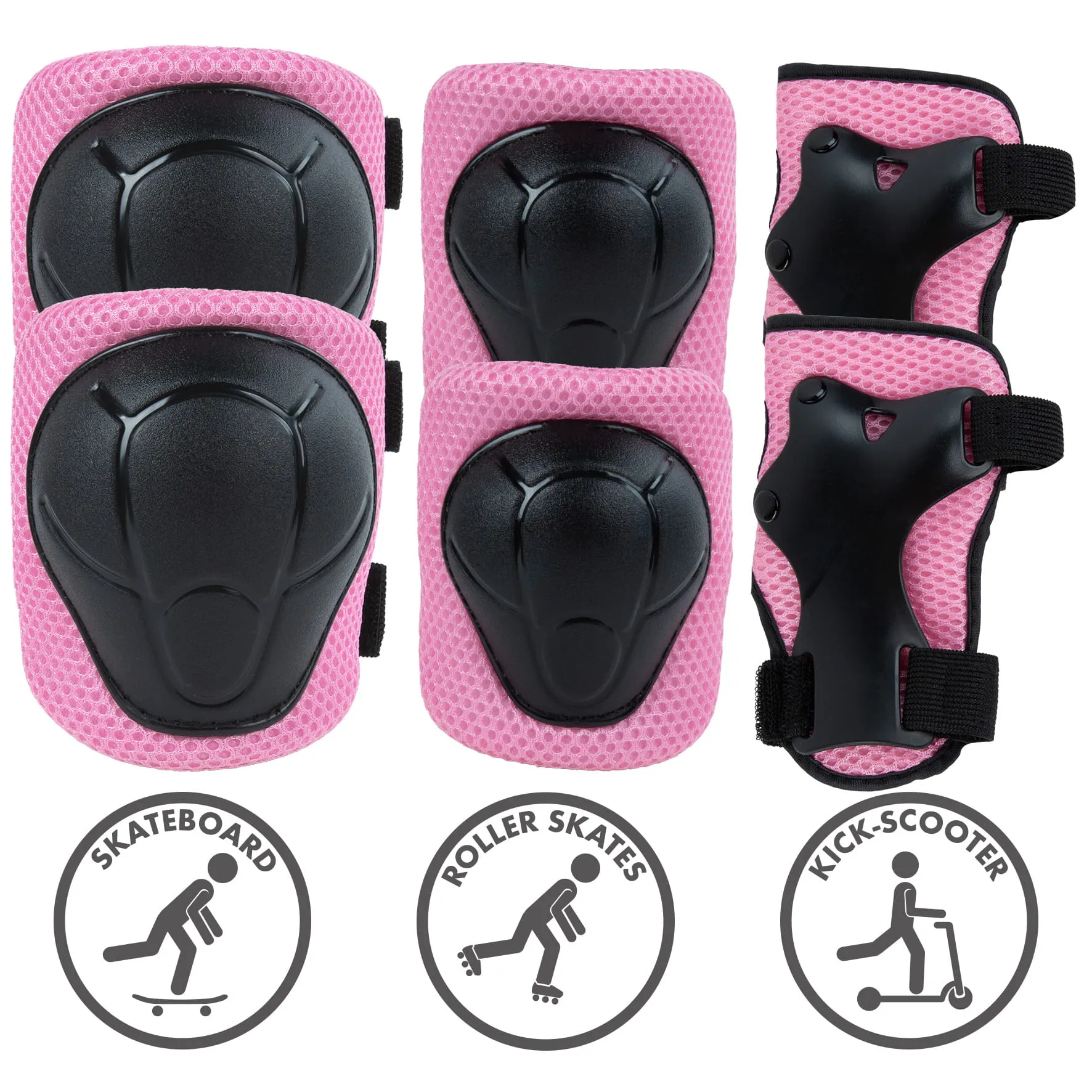 kidwell trix set zaštitne opreme m pink - slika 3