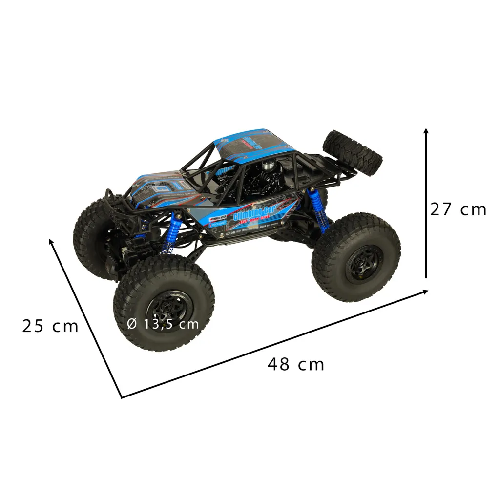 buggy off road na daljinsko upravljanje 48cm plavi - slika 4
