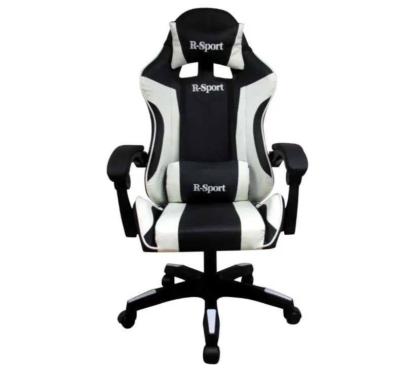 gaming stolica r-sport k3 crno - bijela - slika 1