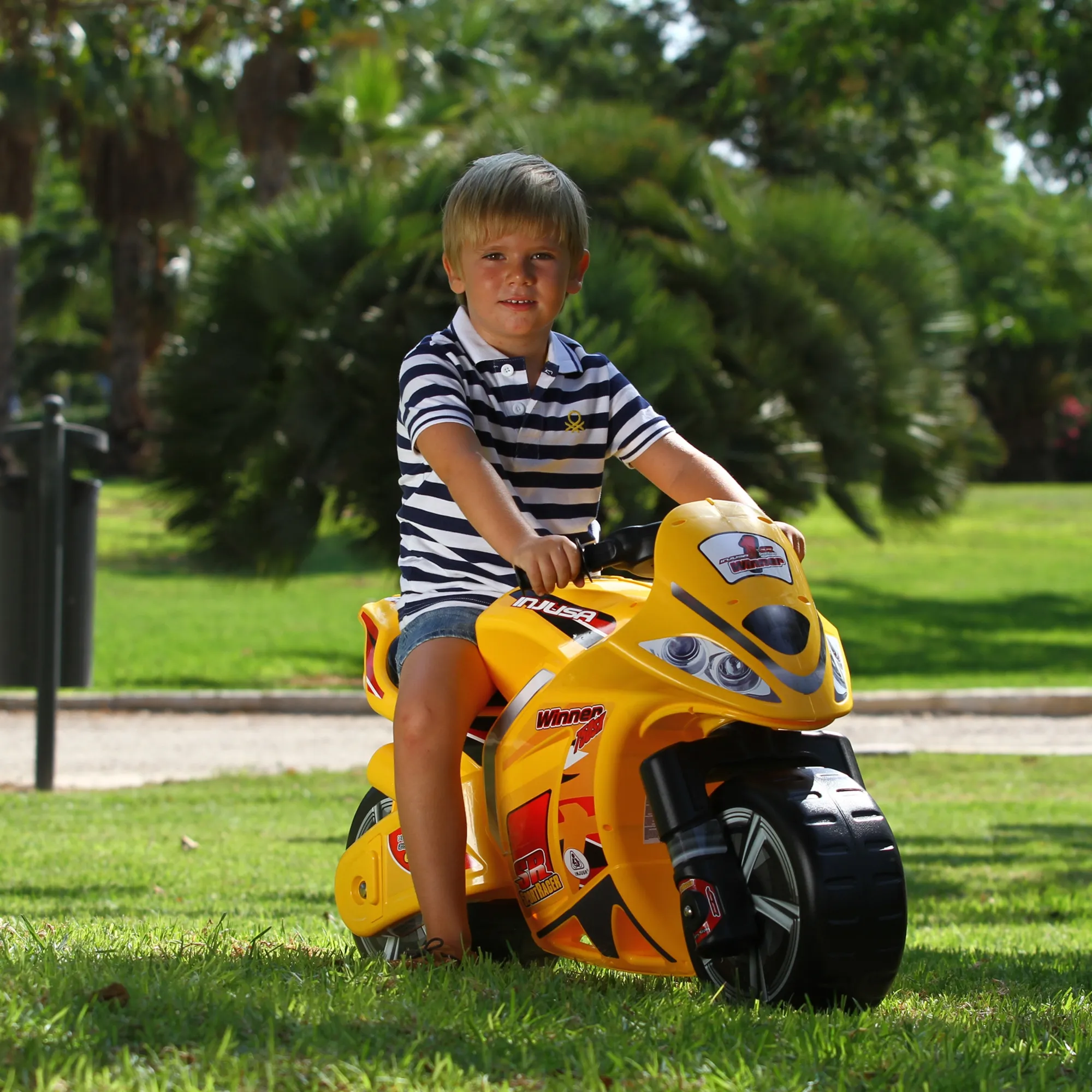 injusa motor winner guralica za djecu - žuti 3+ - slika 3
