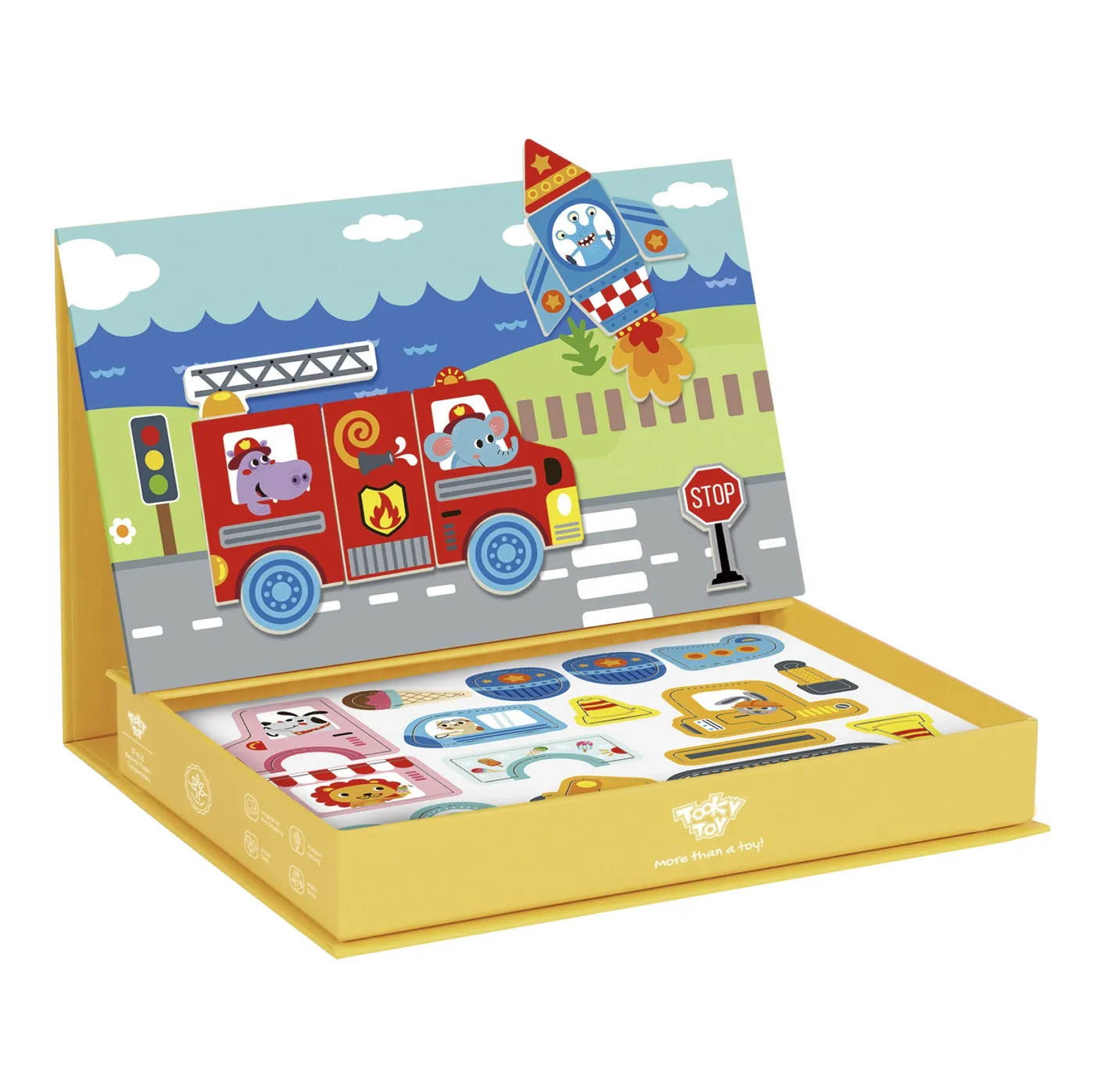tooky toy magnetne puzzle 80 el. - slika 8