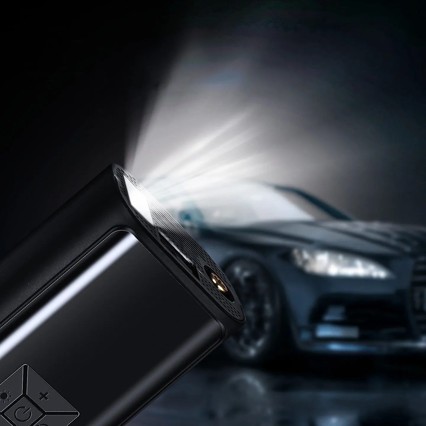 električna pumpa za bicikl, kompresor za gume, power bank 6000 mah, led svjetiljka - slika 4