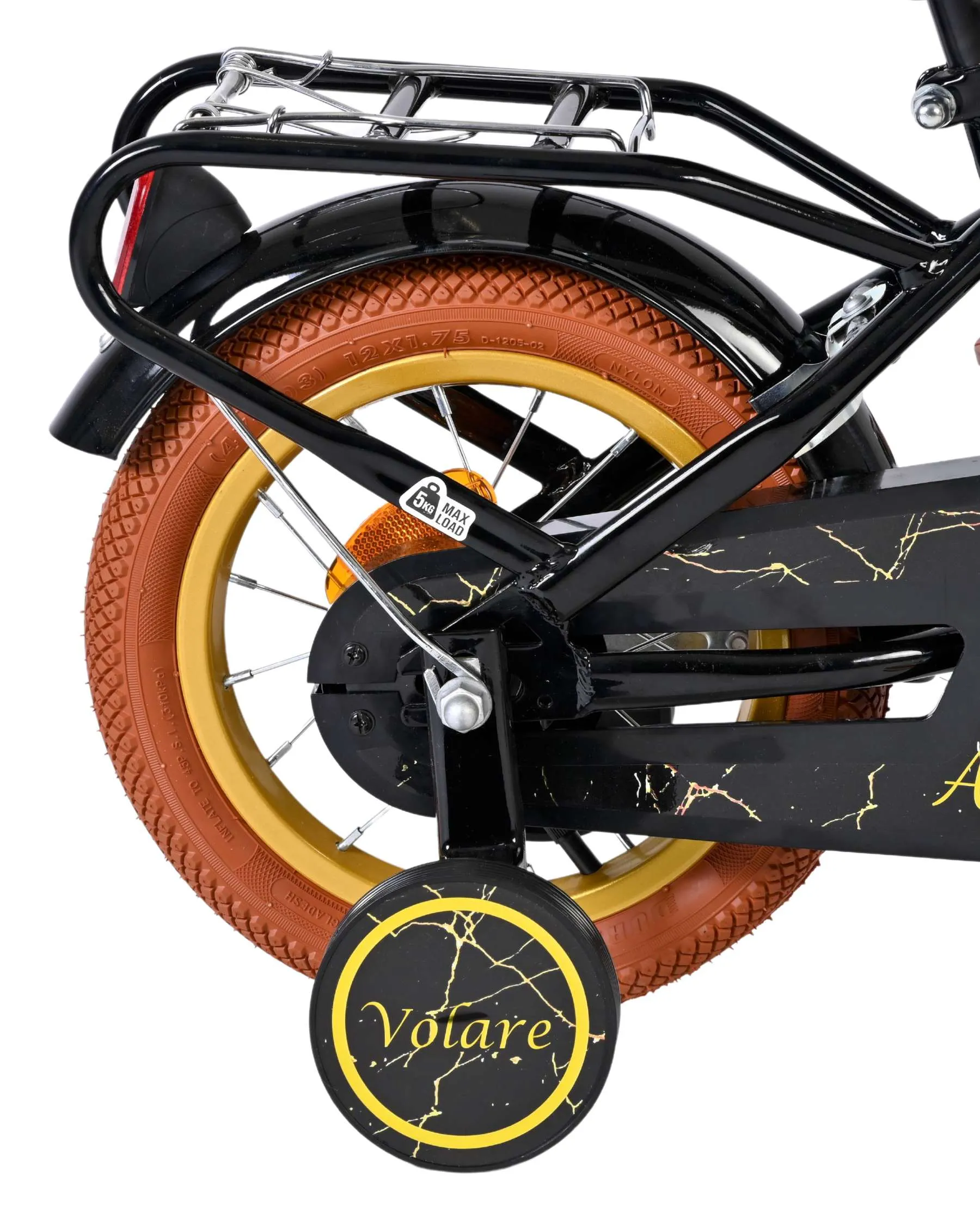 volare dječji bicikl ashley 12″ crne boje - slika 3