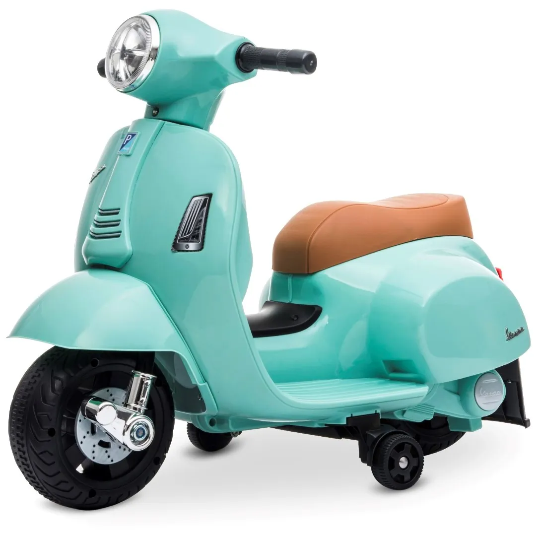 skuter vespa na akumulator - tirkizni - slika 11