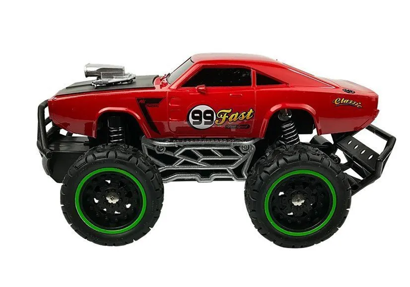 monster truck dodge na daljinsko upravljanje 1:20 crveni - slika 5