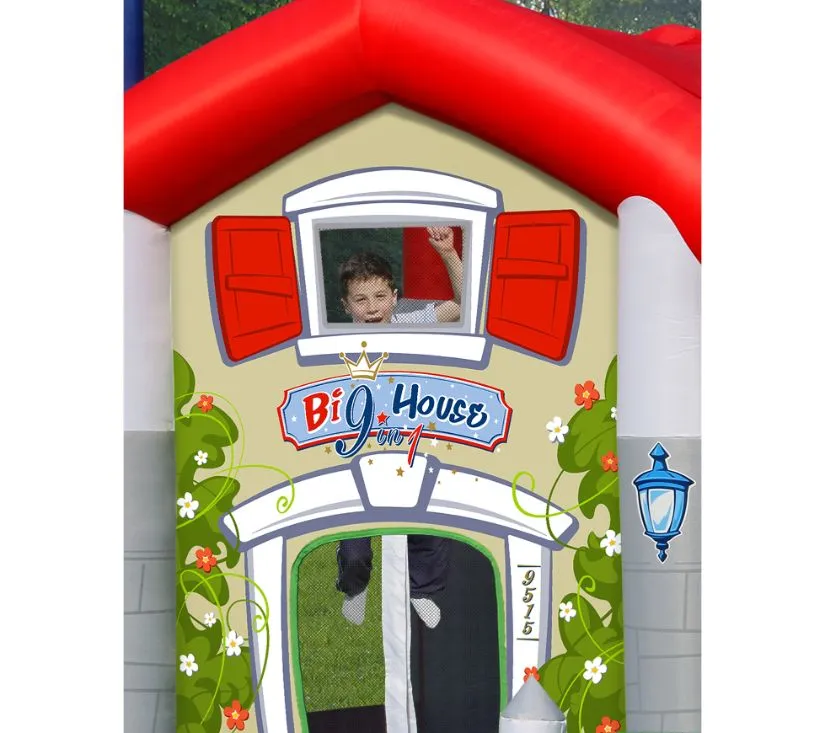 happy hop dvorac na napuhavanje velika kućica 9u1 - slika 7