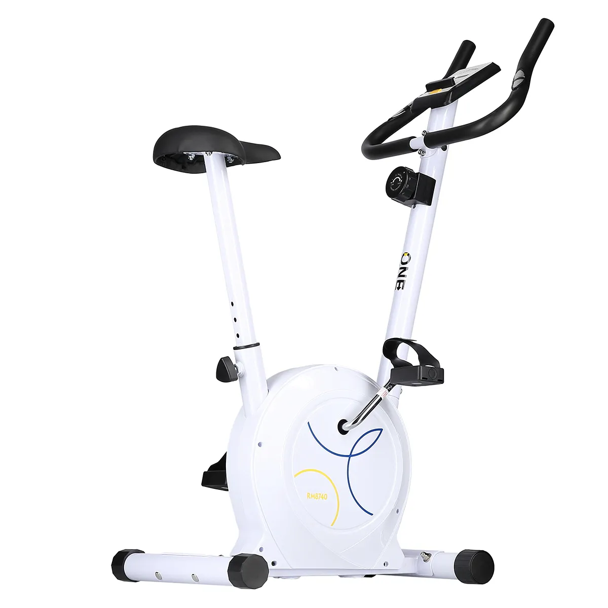 bijeli magnetski bicikl one fitness - slika 6