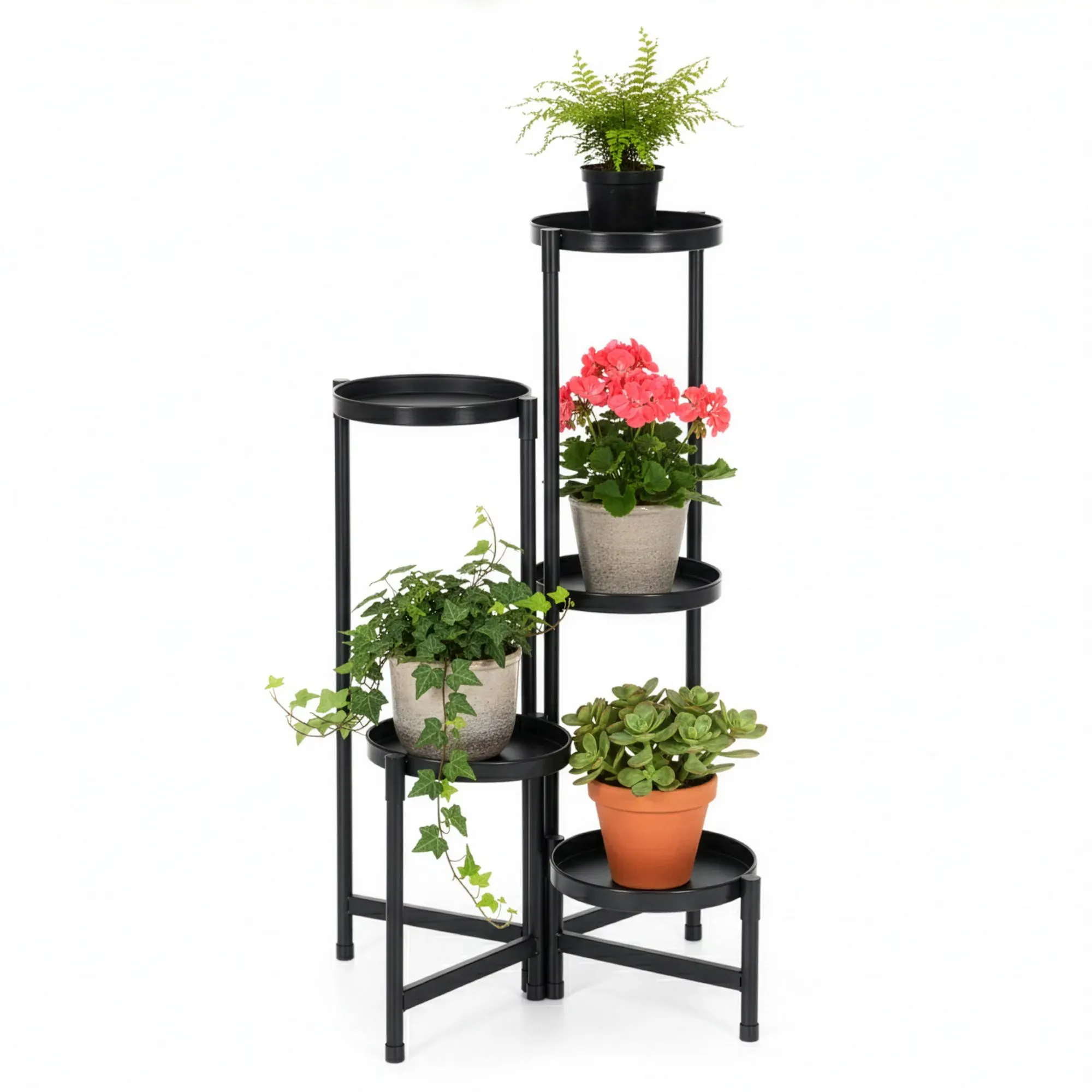 metalni stalak za cvijeće 20 x 62 x 80 cm - slika 2