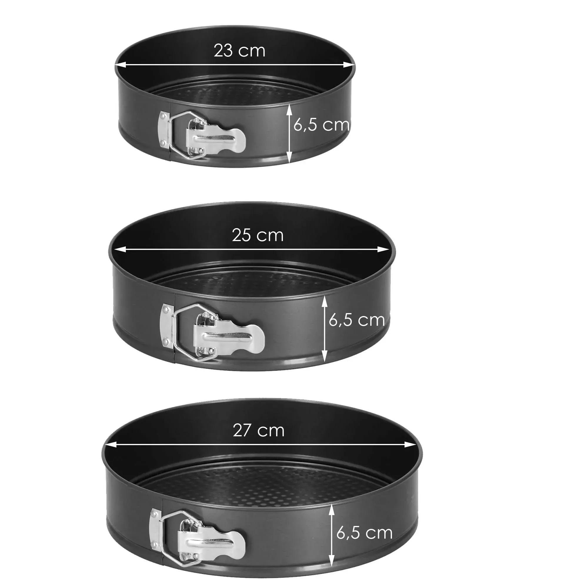 set kalupa za pečenje crni - slika 2