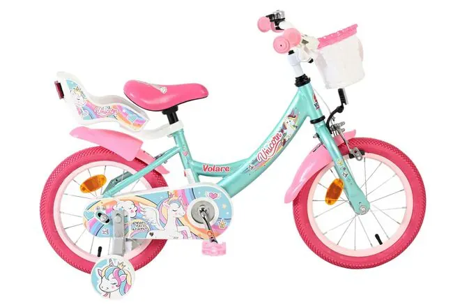 Volare dječji bicikl Unicorn 14″ zelene boje - Pribislavec