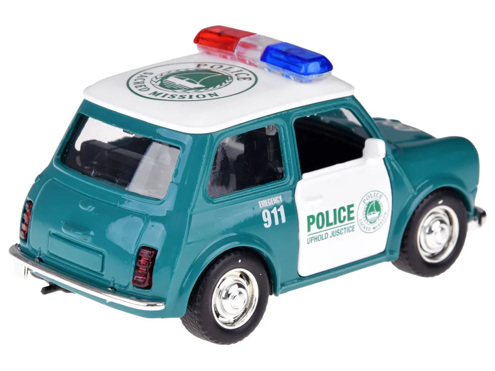metalni policijski autić retro 1:38 - slika 5