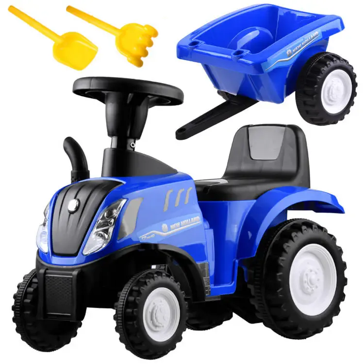 traktor s prikolicom plavi za3691 - slika 2