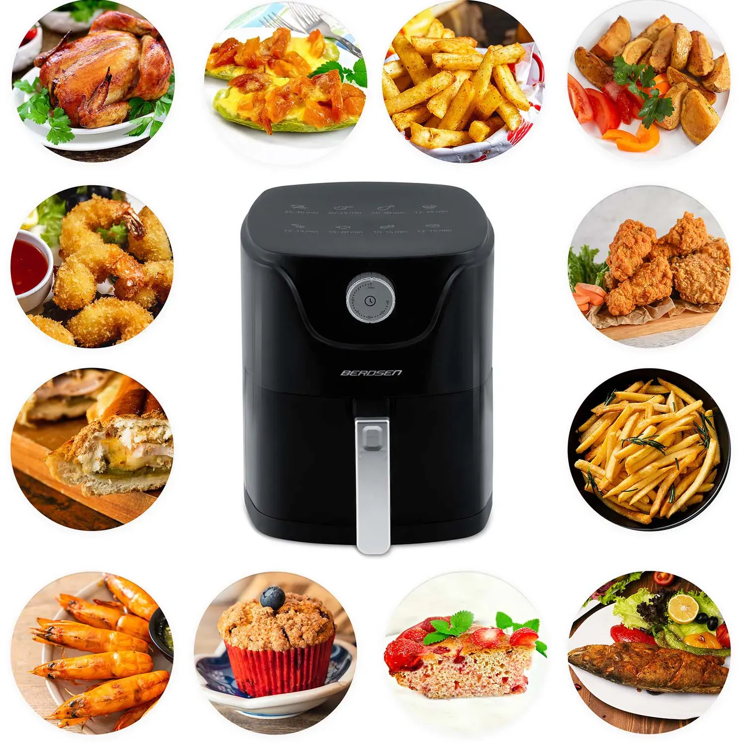 friteza na vrući zrak berdsen bd-654 – crna 2,5l - slika 7