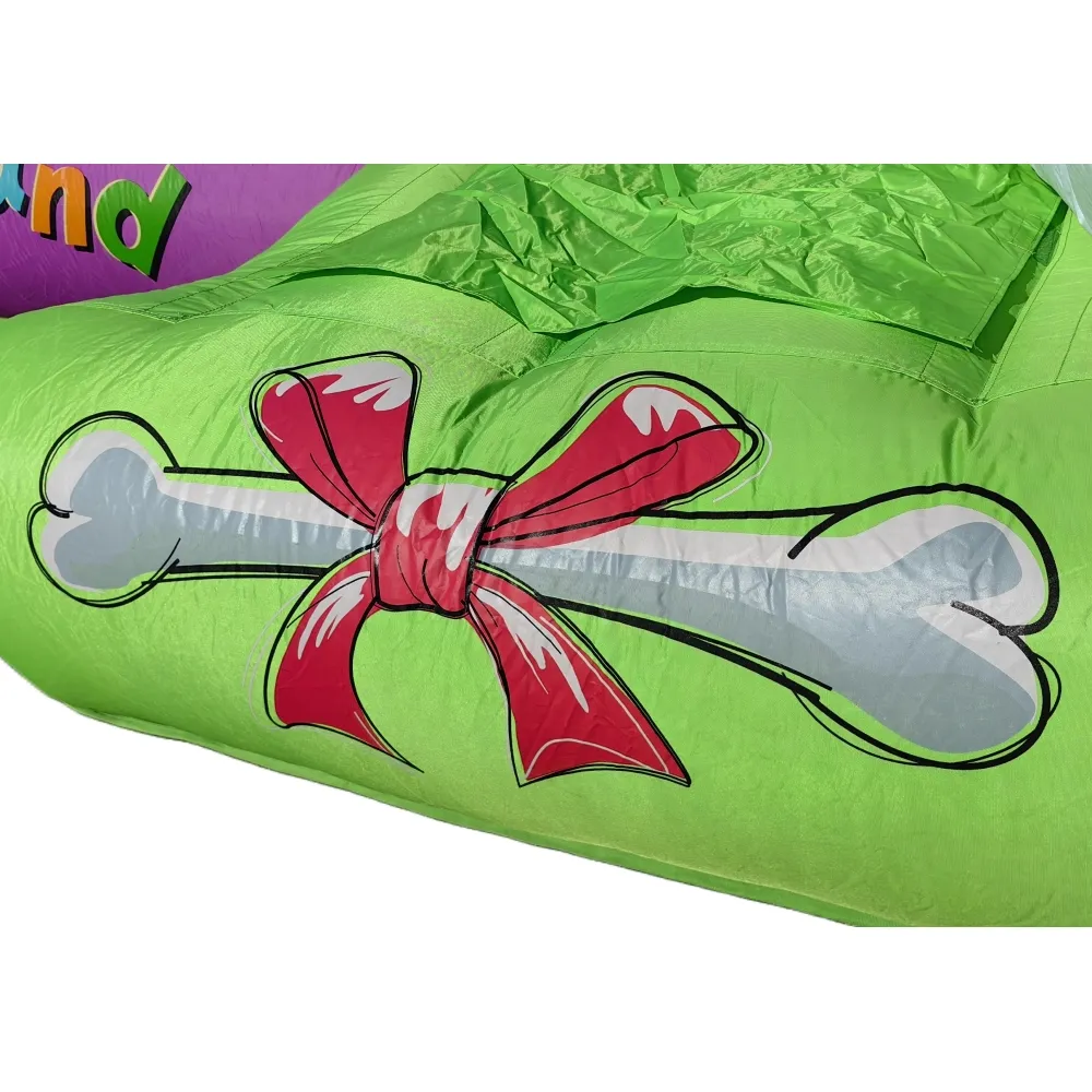 happy hop puppy land dog dvorac na napuhavanje s toboganom - slika 11