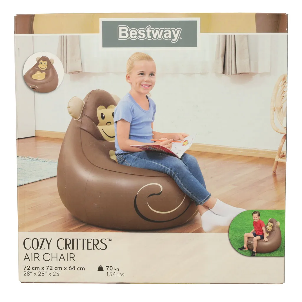 bestway sjedalo na napuhavanje, 72 cm x 72 cm x 64 cm, majmum - slika 10