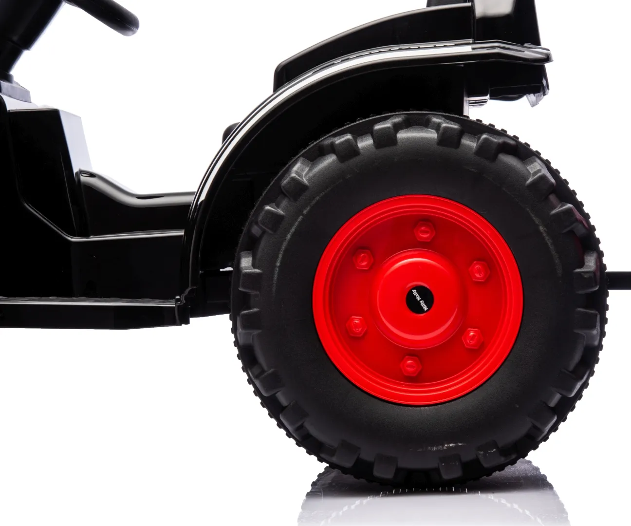 vozilo na akumulator traktor s prikolicom farmer red - slika 8