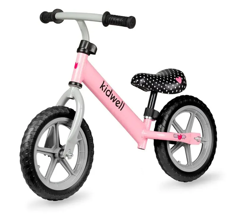 dječji bicikl bez pedala 12" rebel rozi - slika 2