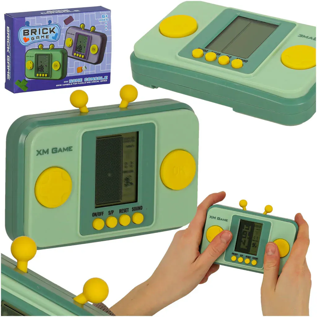 elektronička igračka tetris zvučna igra zelena - slika 2