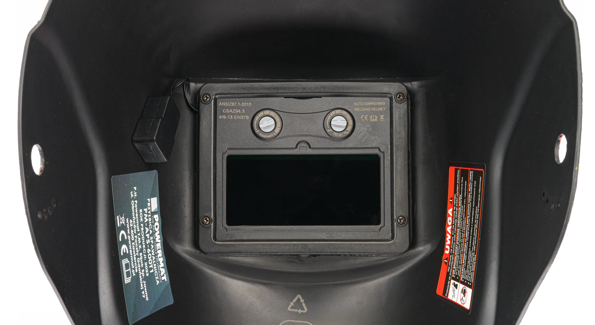 powermat automatska samozatamnjujuća maska za zavarivanje lcd pm-aps-600t1 - slika 4