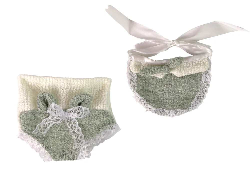 sweet baby lutka s kapicom 30cm zelena - slika 4