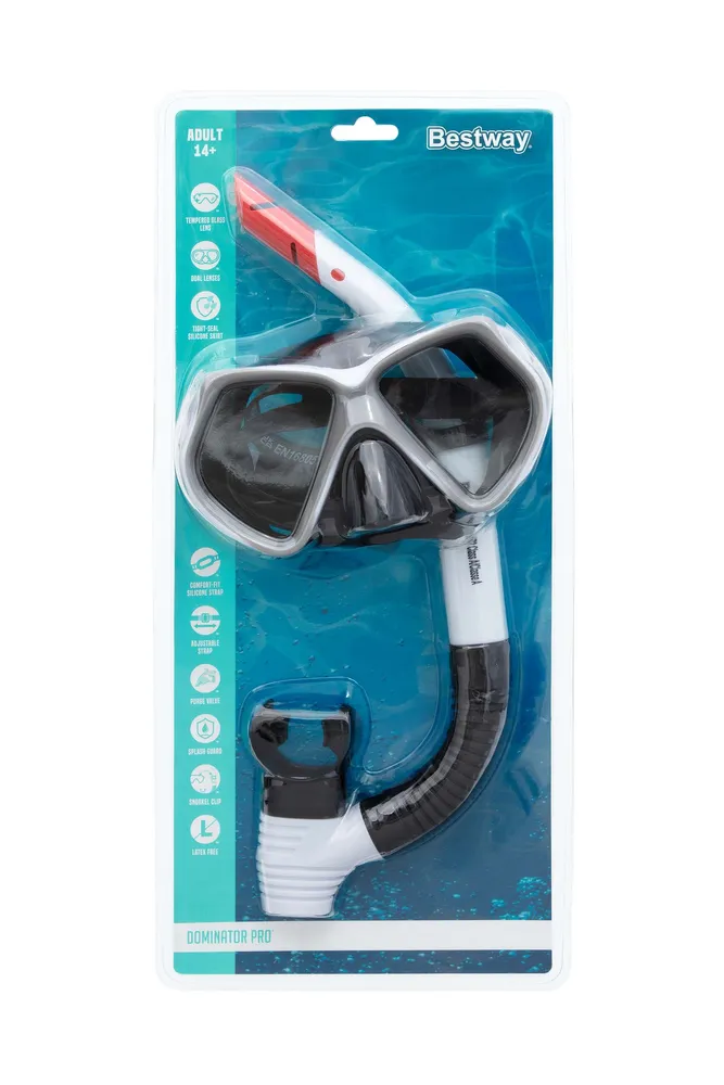 bestway 24069 ronilački set bijeli - slika 8