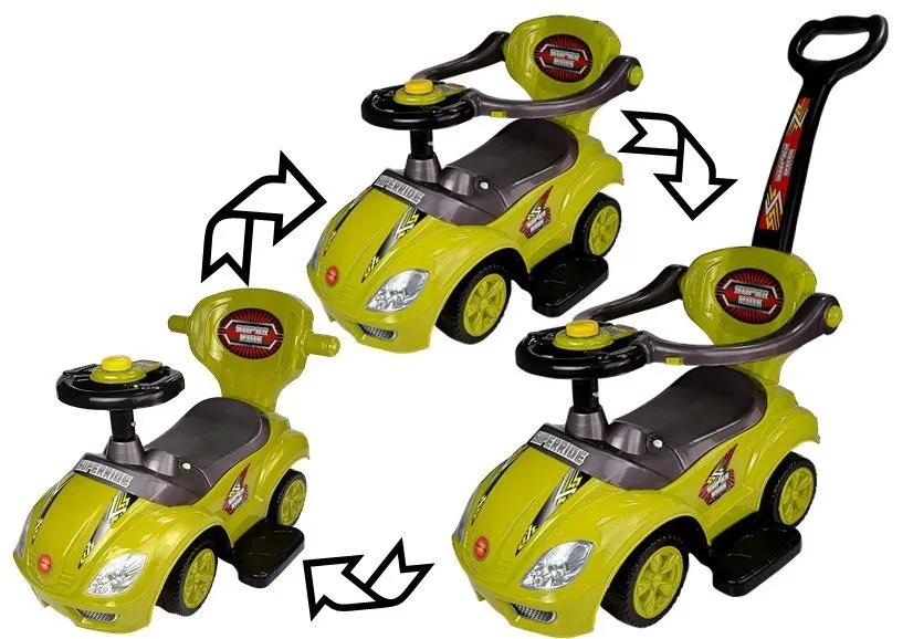 guralica mega car 3u1 žuti - slika 3