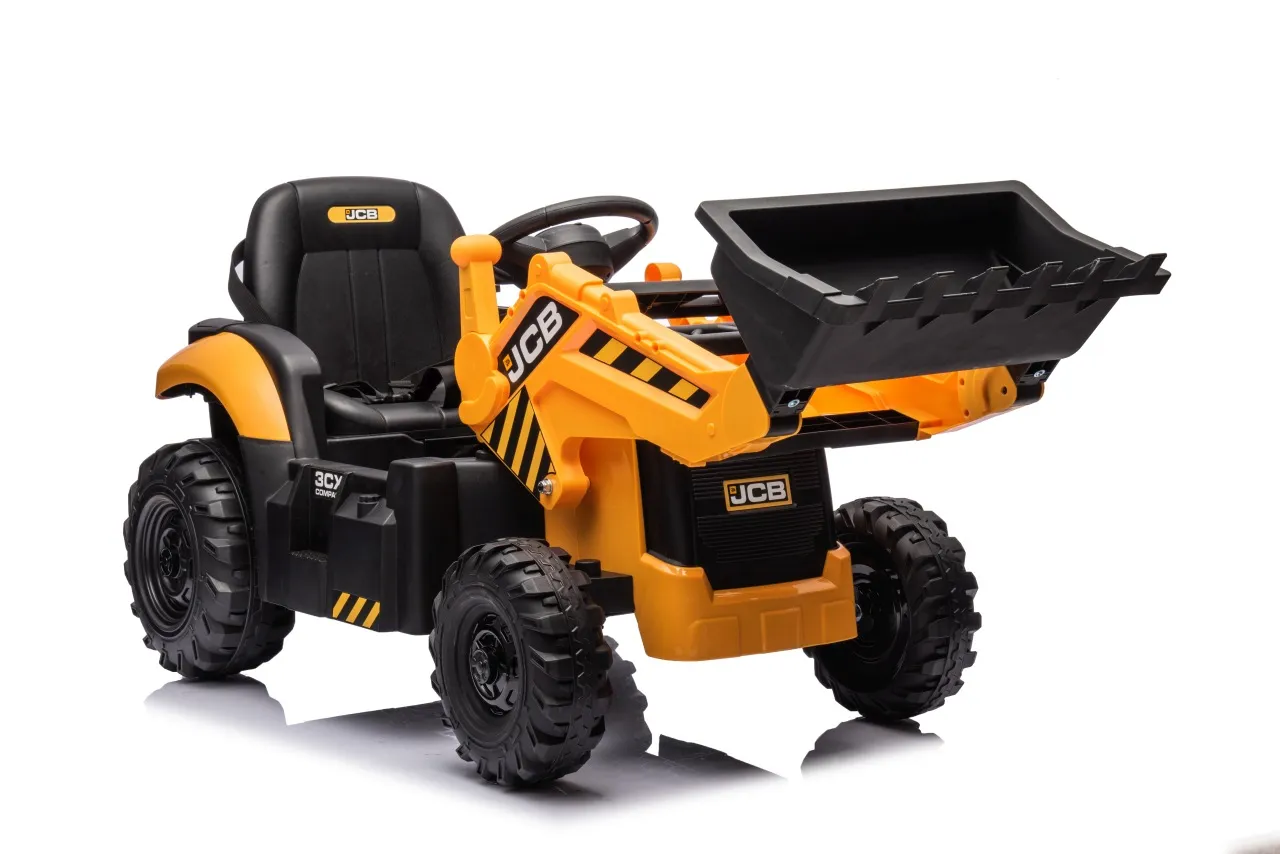 bager jcb, vozilo na akumulator, žuti - slika 9