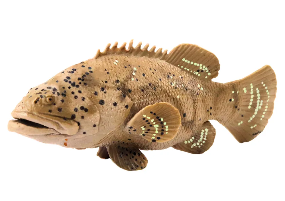 figurica riba mornar golijat sivi 11 cm - slika 3