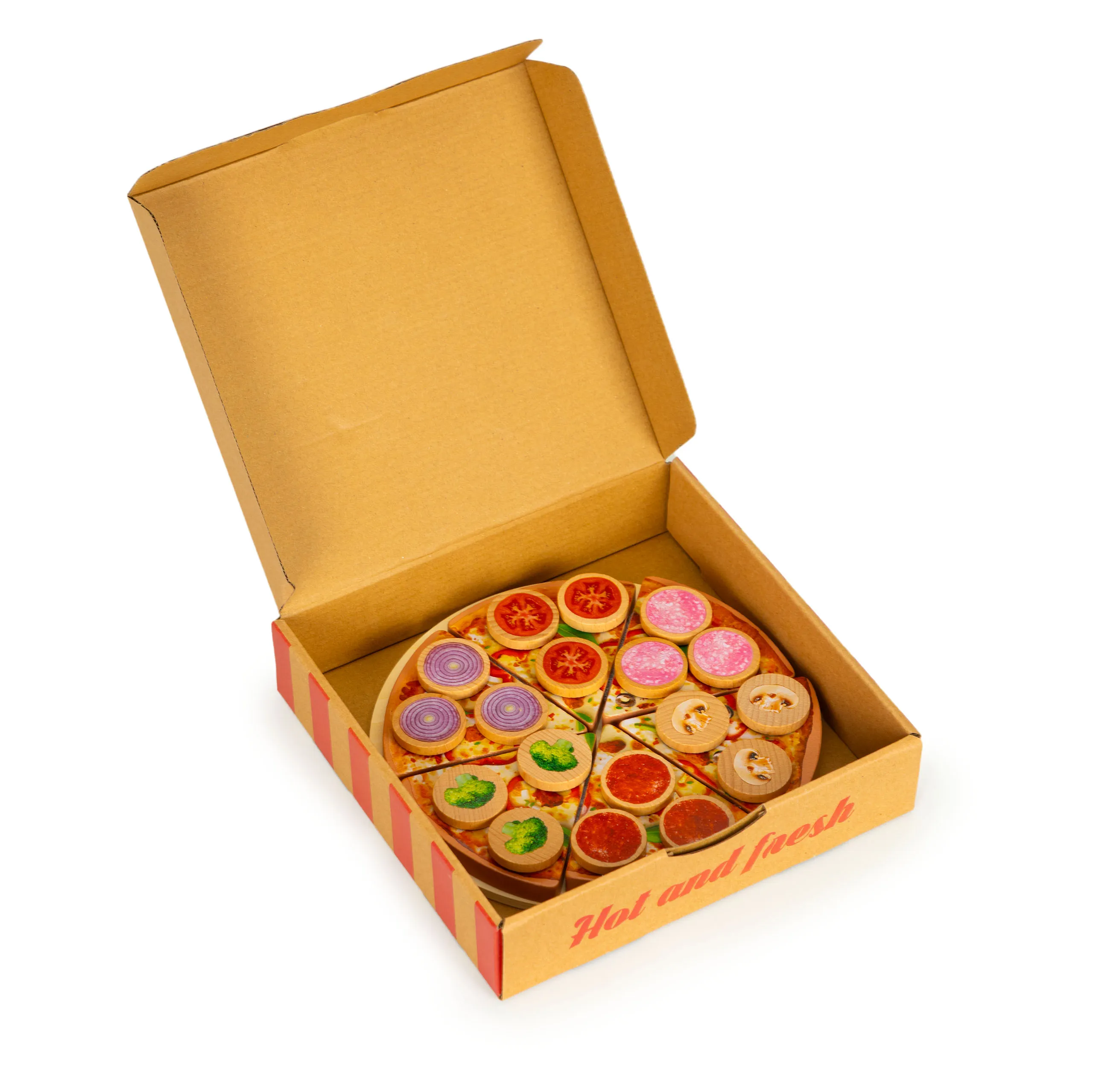 drvena pizza 27 elemenata - slika 4