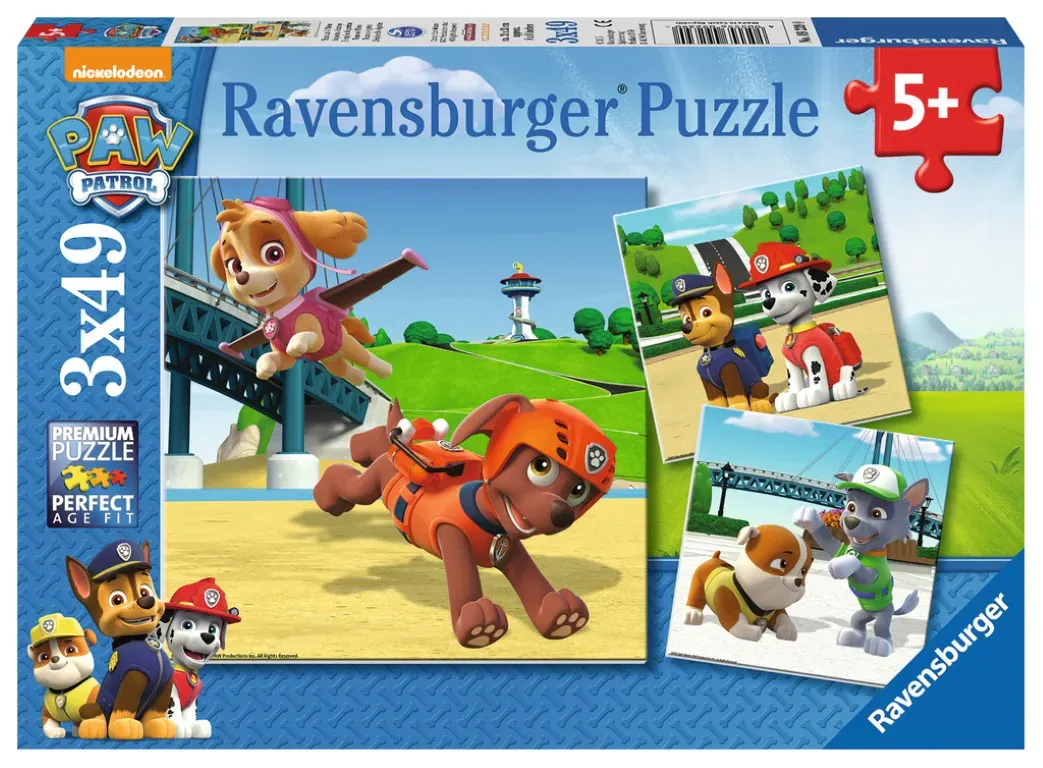 ravensburger puzzle paw patrol se igraju 3x49kom - slika 2