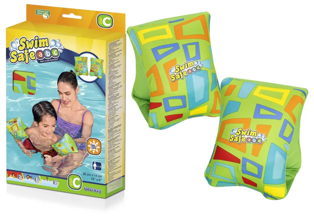 bestway 32183 narukvice za plivanje m/l zelene - slika 2
