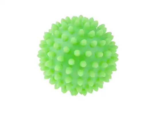 tullo šiljasta masažna loptica 6,6cm zelena - slika 2