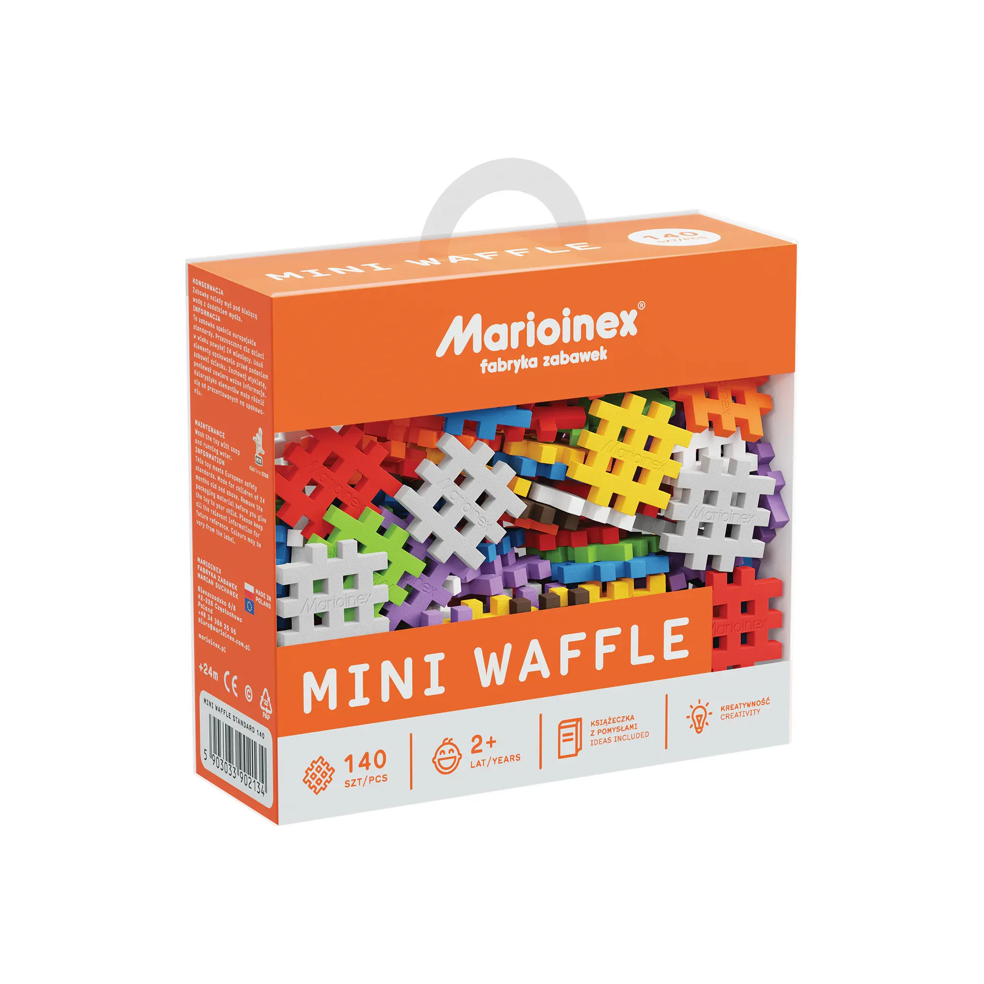 marioinex set mini waffle kockica 140kom. - slika 2