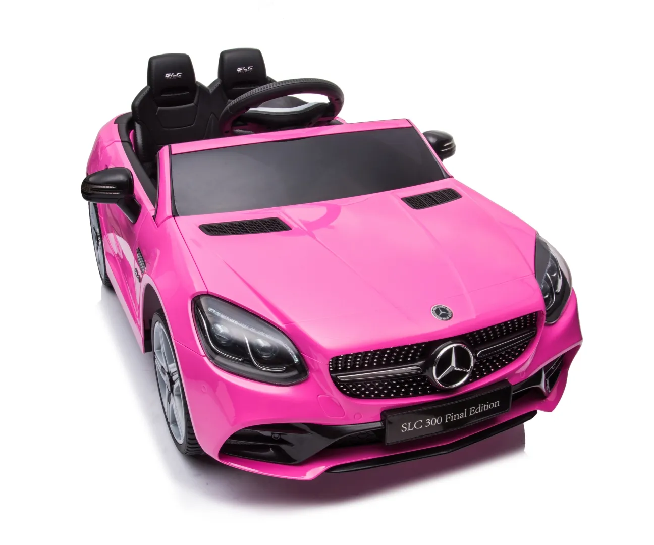 mercedes-benz slc pink vozilo na akumulator - slika 4