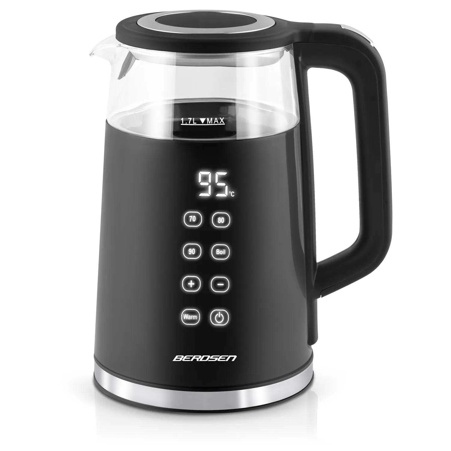 berdsen bd-707 električno kuhalo za vodu 1,7 l crno - slika 4
