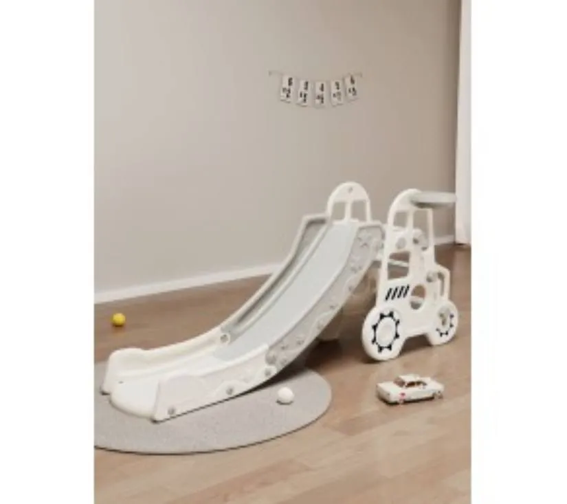 mamakids dječji tobogan za dvorište i igraonicu, sivi 190 cm - slika 5