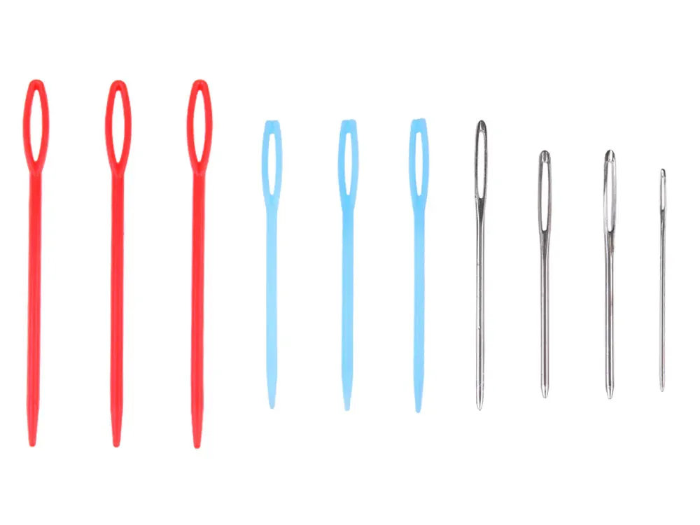 set za heklanje, 100 komada heklalica 0,6-6,5 mm s dodatkom u torbici - slika 9