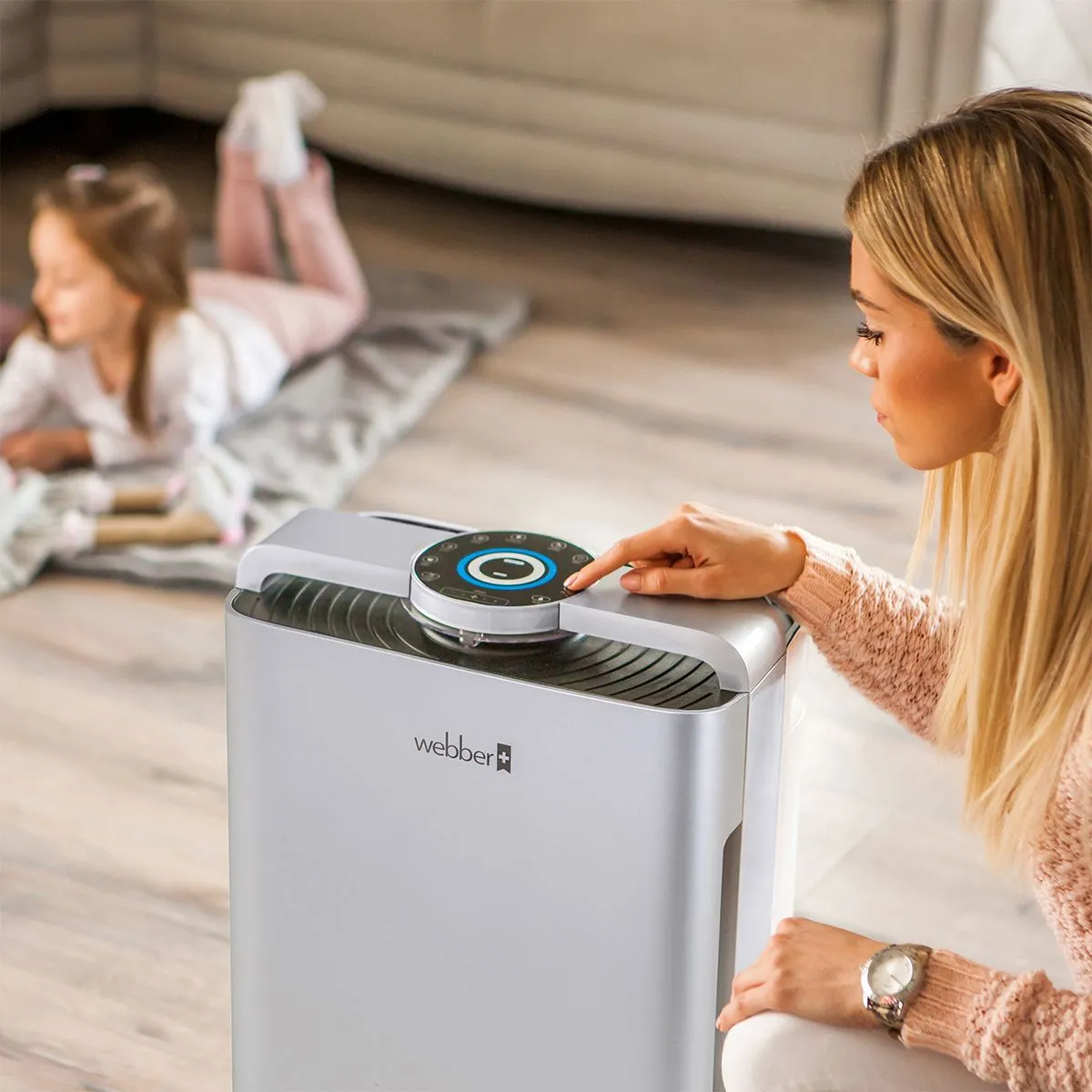 webber ap9700 wi-fi pročišćivač zraka – srebrni - slika 8