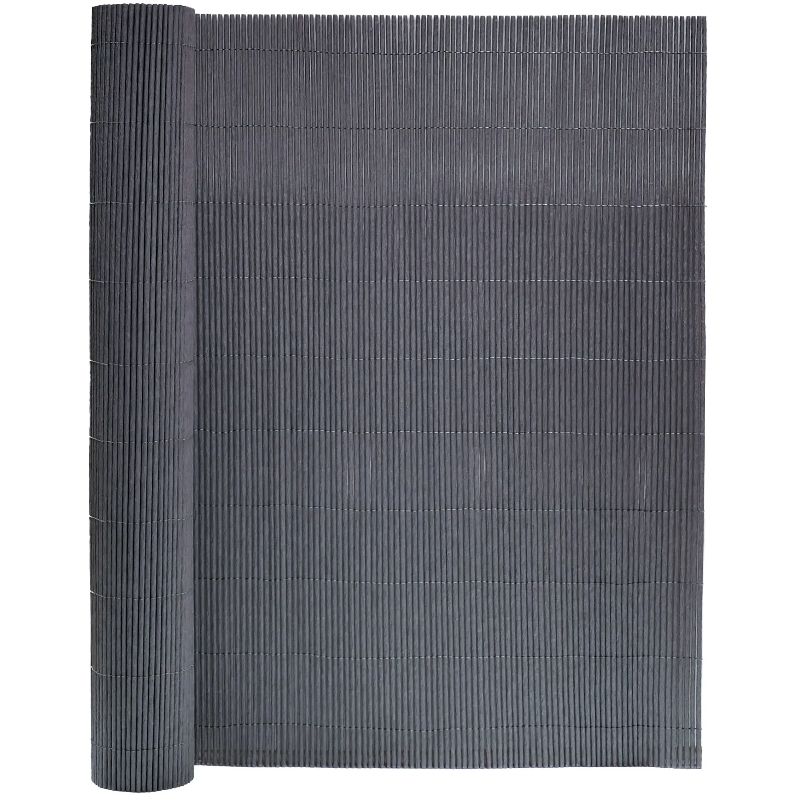 ojačana pp+pe prostirka za ogradu 150 x 500 cm siva - slika 2